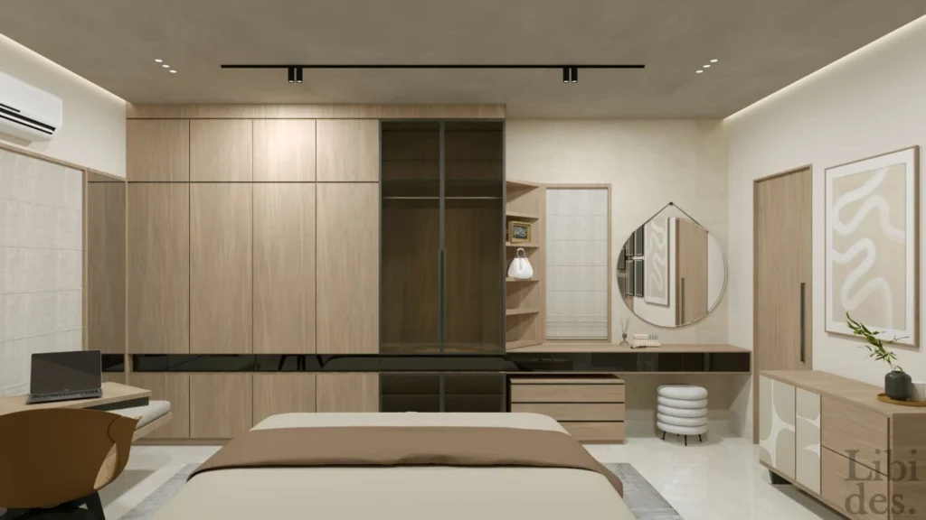 Master bedroom — wardrobe and dresser