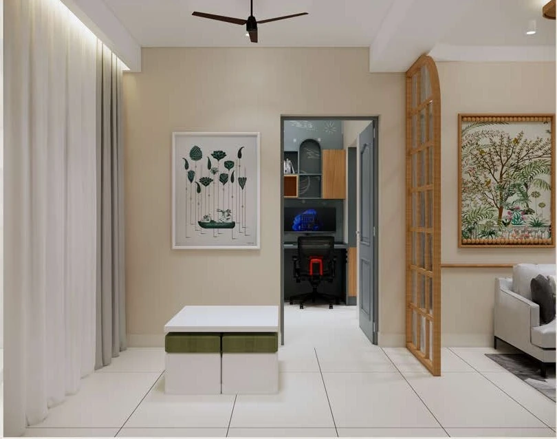 Foyer — study and gallery frames