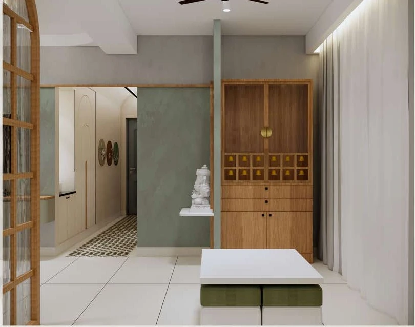 Bedroom — wardrobe and dresser