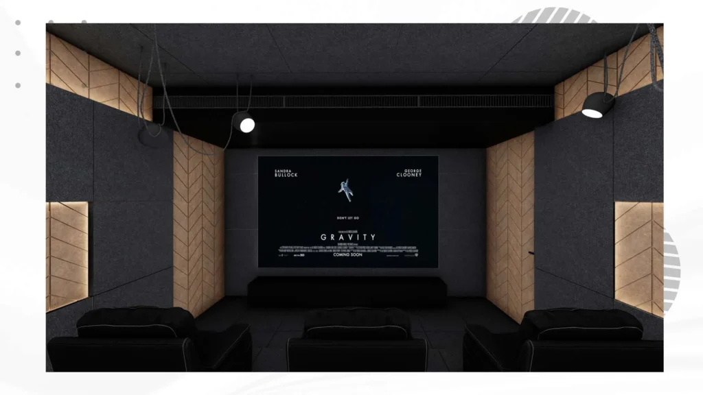 Home theatre — screen wall